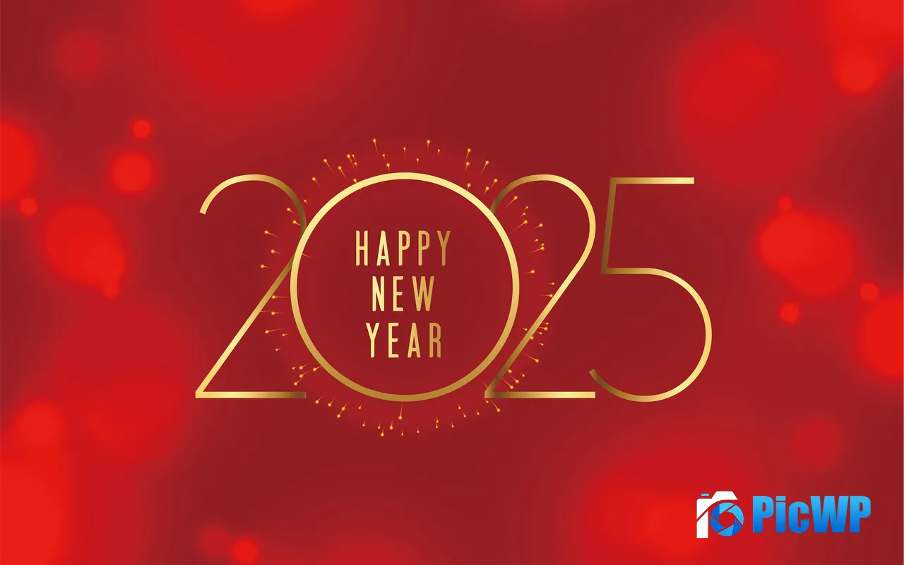 <font color=red>Happy</font> New Year 2025 Holiday Theme Design 5K PC Wallpaper