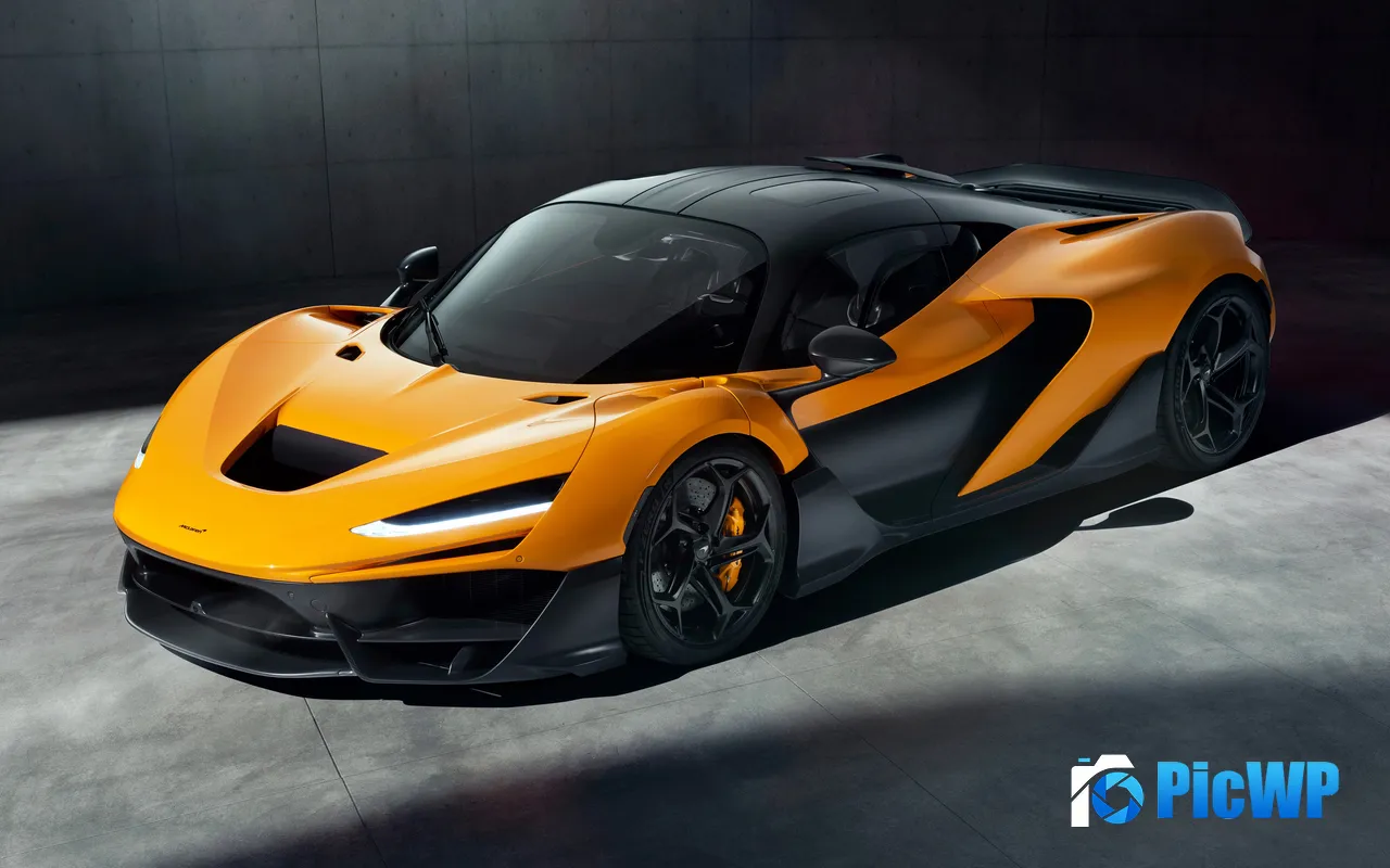 Mclaren W1 Yellow Edition <font color=red>2024</font> Supercar 5K PC Wallpaper