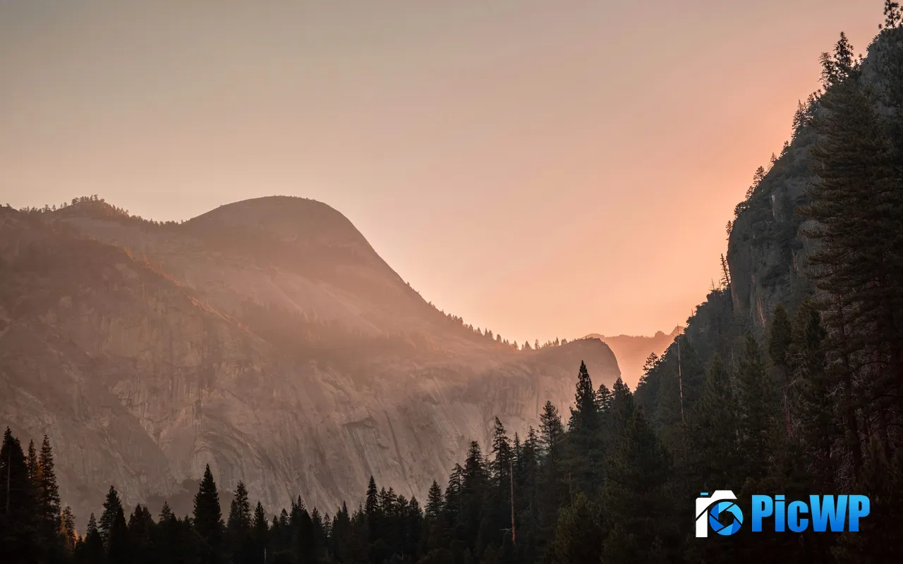 Yosemite National Park Summer Sunset <font color=red>California</font> 5K PC Wallpaper