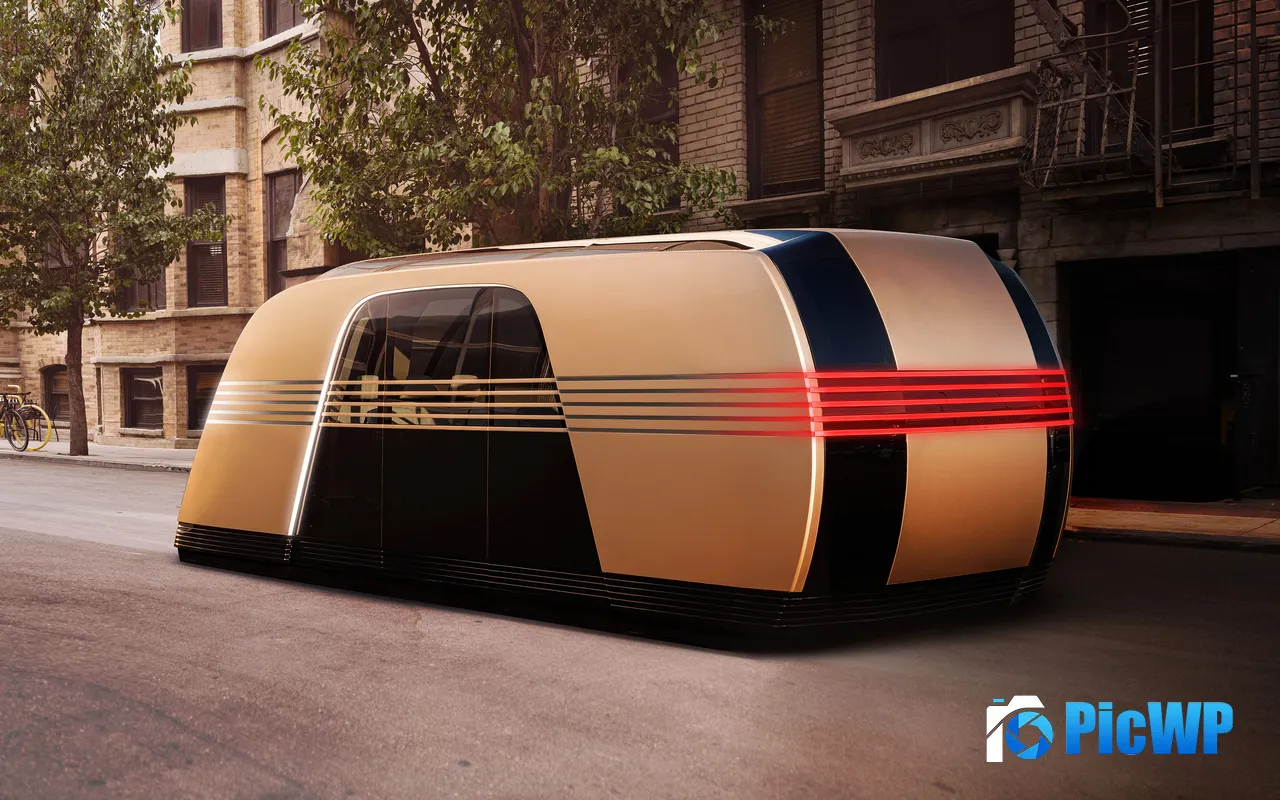 2024 Tesla Robotaxi Prototype Unmanned <font color=red>Car</font> 5K PC Wallpaper