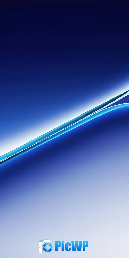 Blue abstract Gradient curves 3K Mobile Wallpaper