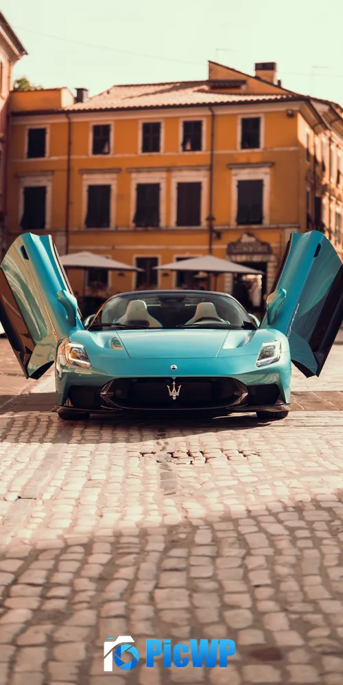 Maserati MCPURA Cielo Vertical 3K Mobile Wallpaper