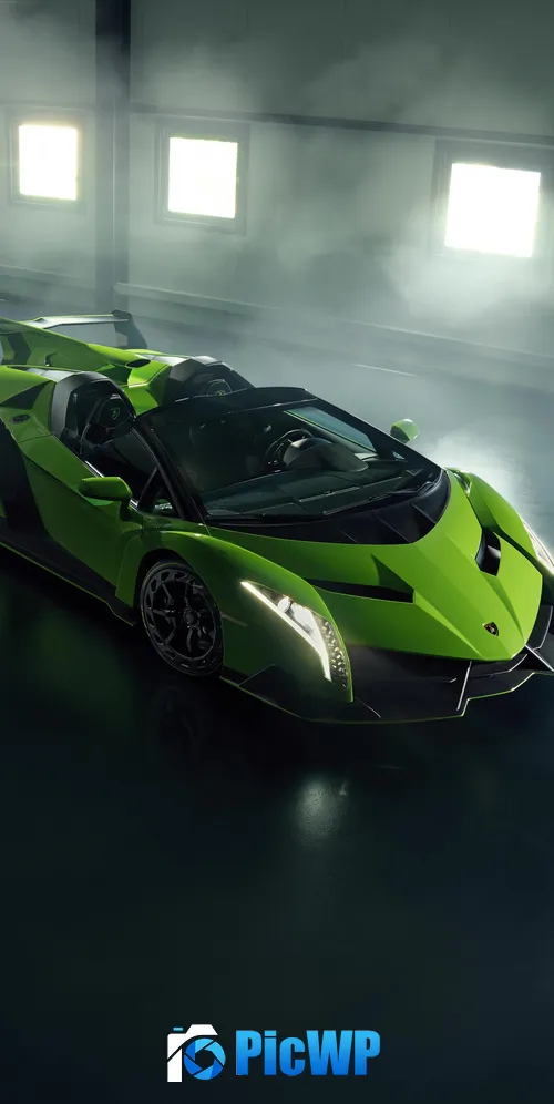 Lamborghini Veneno Roadster 3K Mobile Wallpaper