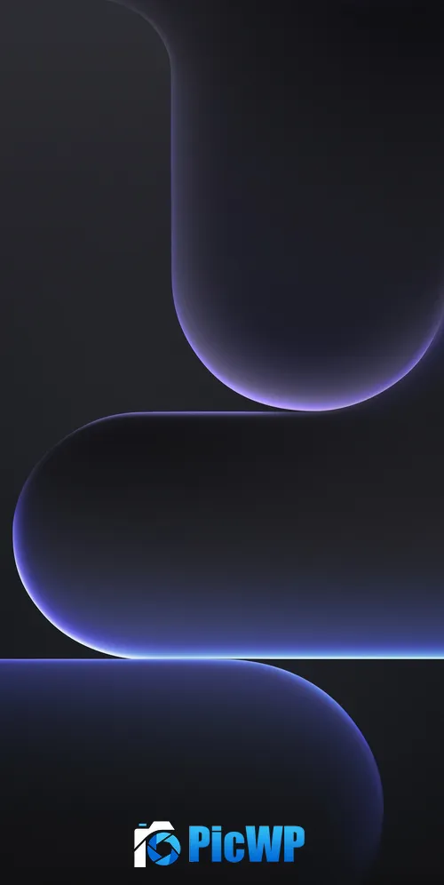 Purple abstract Blue light 3K Mobile Wallpaper