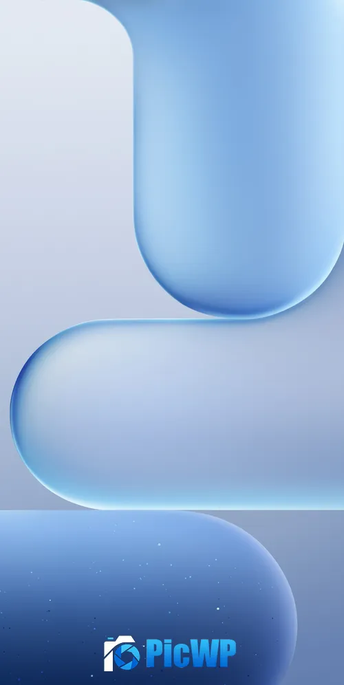 Blue abstract Smooth 3K Mobile Wallpaper