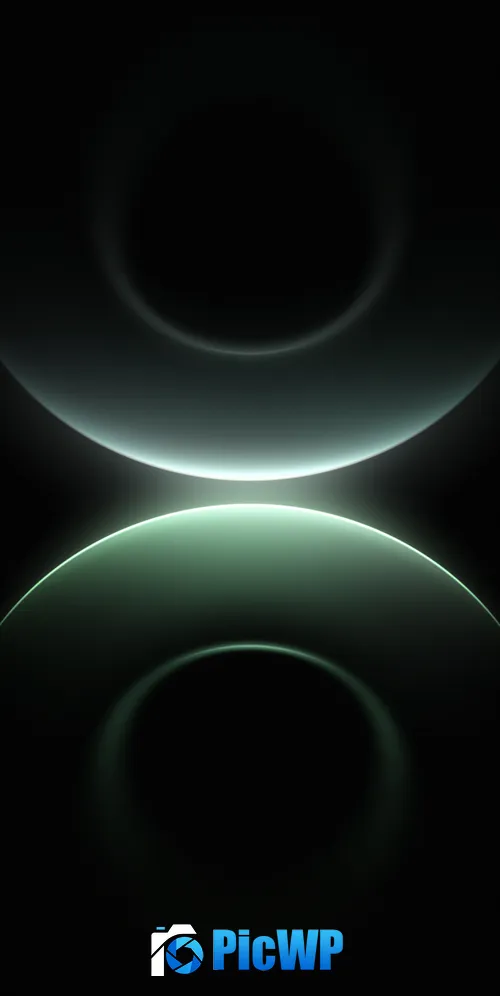 Green aesthetic Rings 3K Mobile Wallpaper