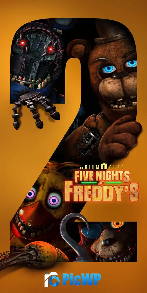Five Nights at Freddy's 2 3K Mobile Wallpaper