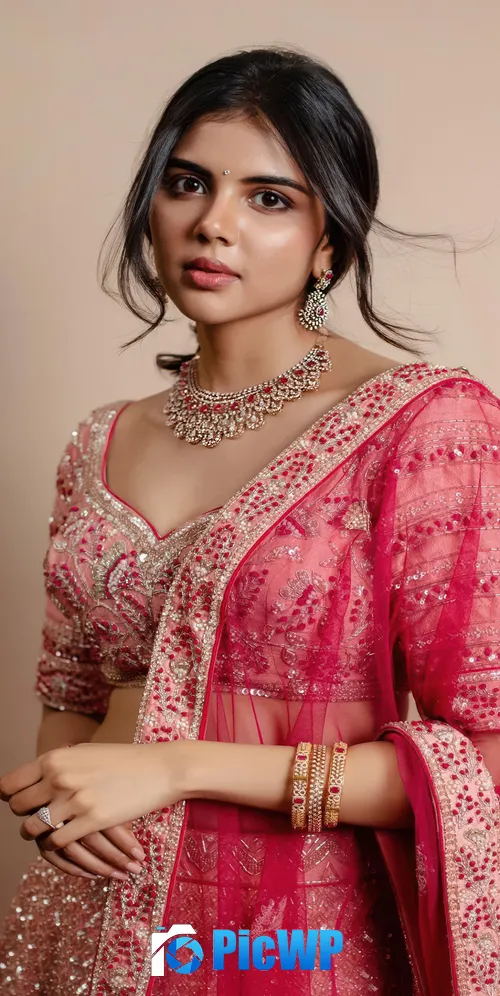 Kalyani Priyadarshan Traditional 3K Mobile Wallpaper