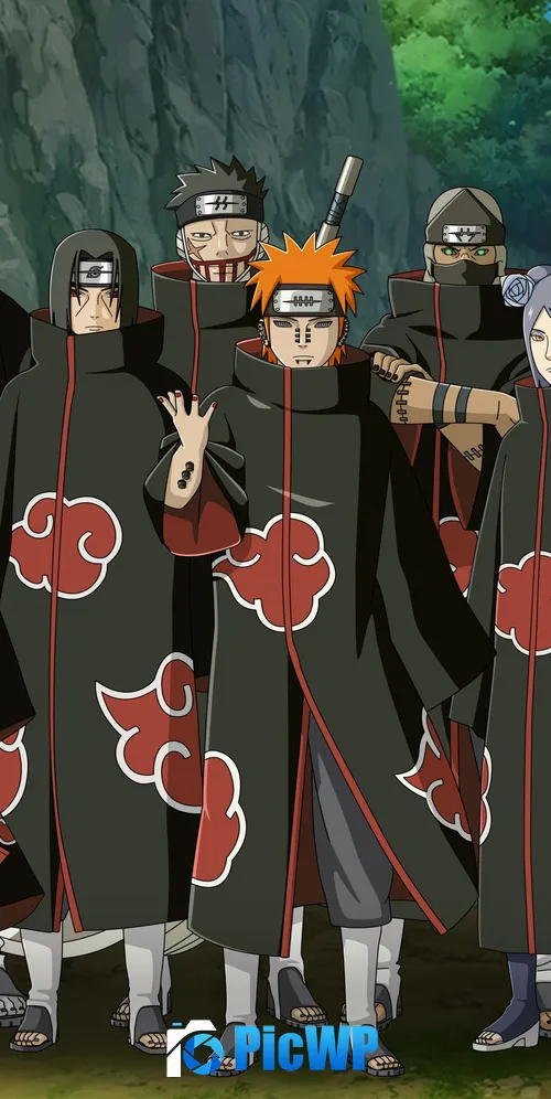Akatsuki Members 3K Mobile Wallpaper