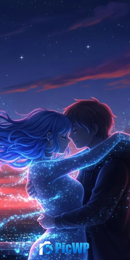 Romantic Love couple 3K Mobile Wallpaper