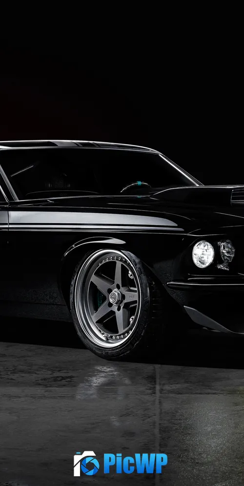 1969 Ringbrothers Ford Mustang Mach 1 Kingpin 3K Mobile Wallpaper
