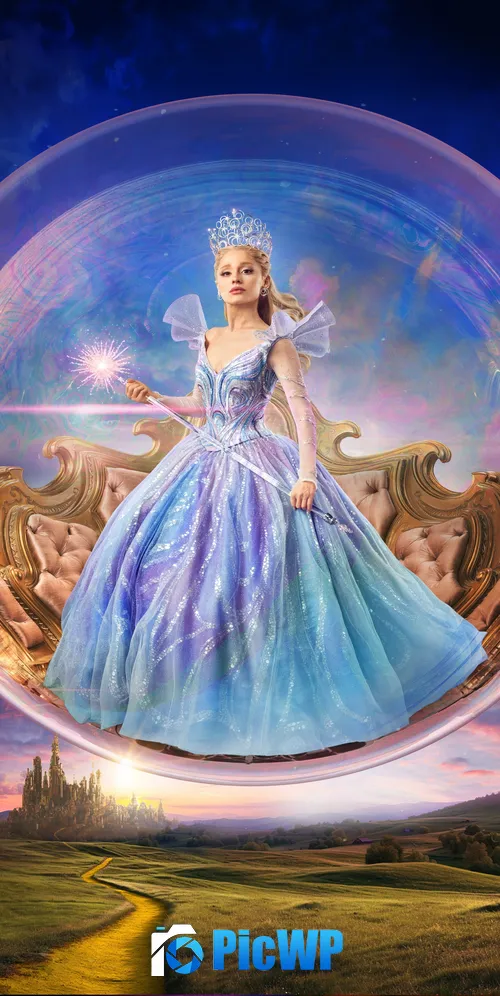 Glinda Bubble 3K Mobile Wallpaper