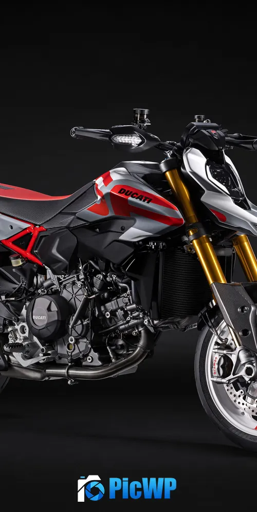 Ducati Hypermotard V2 2026 3K Mobile Wallpaper