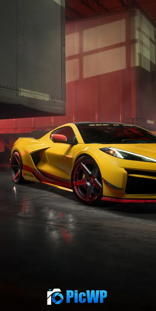 Chevrolet Corvette Z06 Warehouse 3K Mobile Wallpaper
