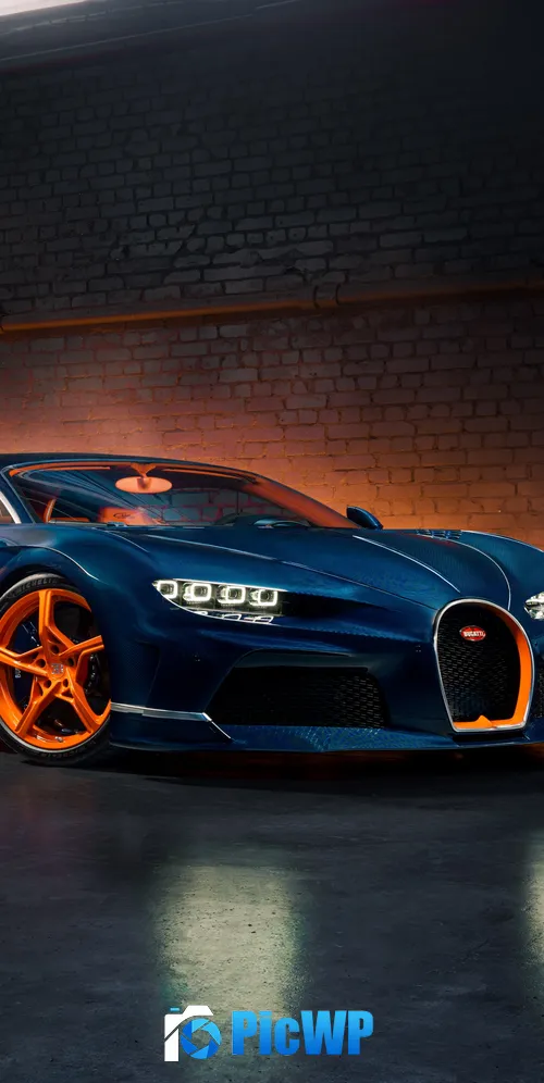 Bugatti Chiron Super Sport Garage 3K Mobile Wallpaper