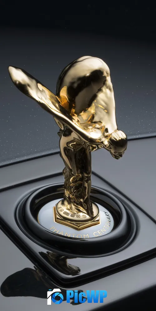Rolls-Royce Phantom Centenary Spirit of Ecstasy 3K Mobile Wallpaper