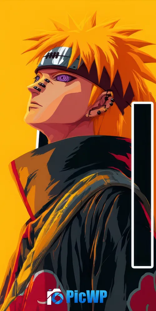 Naruto Pain 3K Mobile Wallpaper