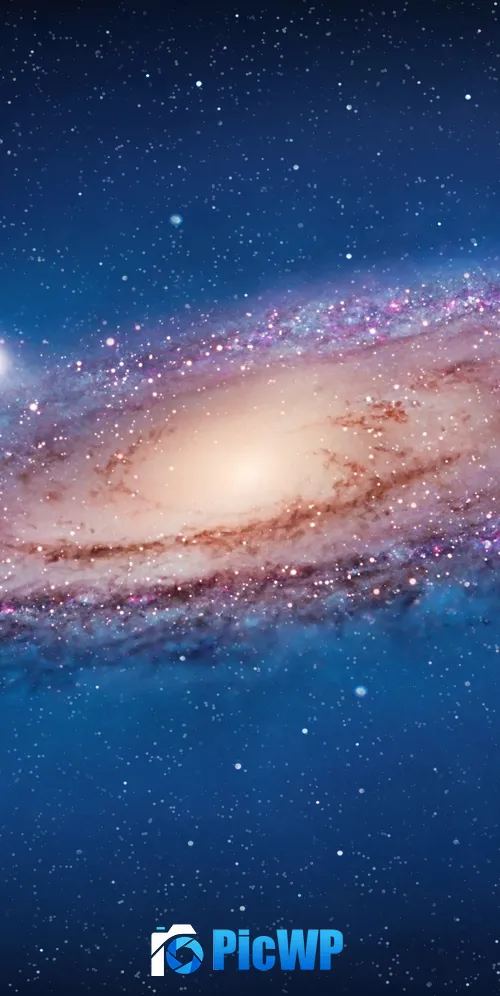 OS X Lion Andromeda galaxy 3K Mobile Wallpaper