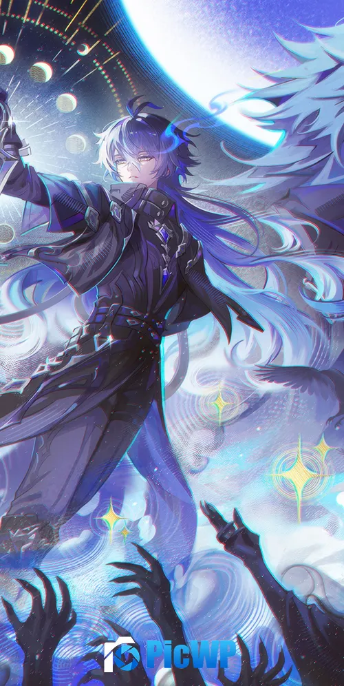 Flins Genshin Impact 3K Mobile Wallpaper