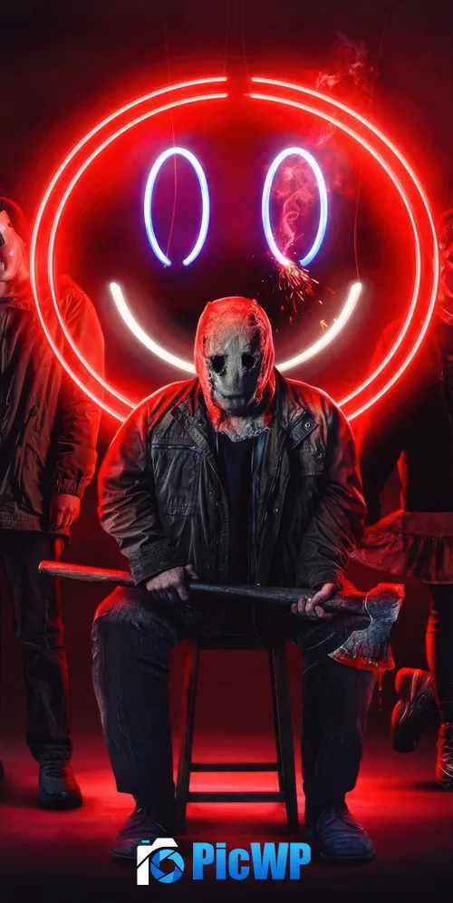 The Strangers: Chapter 2 Neon 3K Mobile Wallpaper