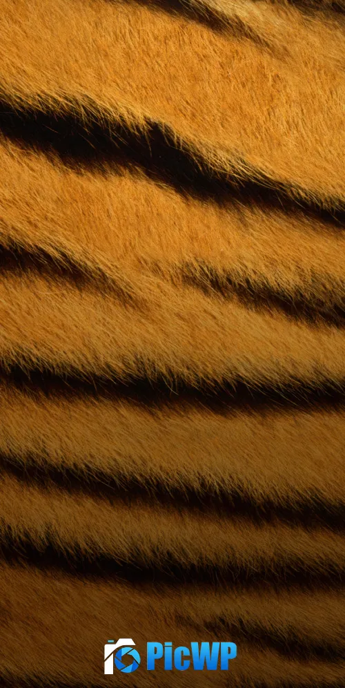 Tiger skin Texture 3K Mobile Wallpaper