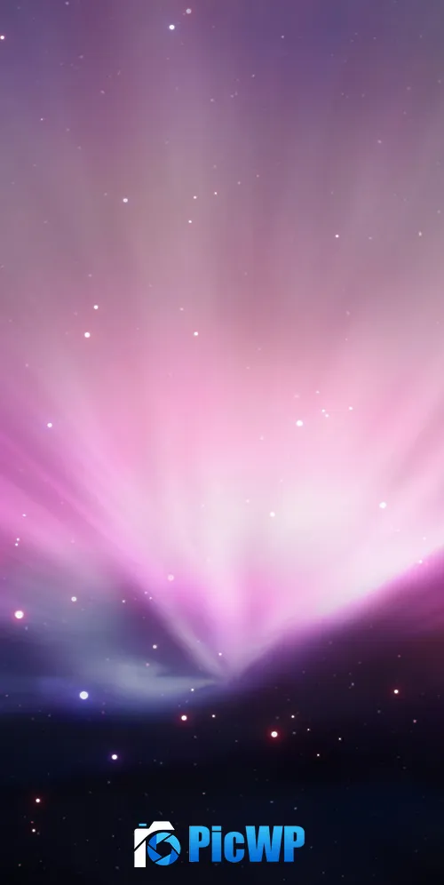 OS X Leopard Aurora 3K Mobile Wallpaper