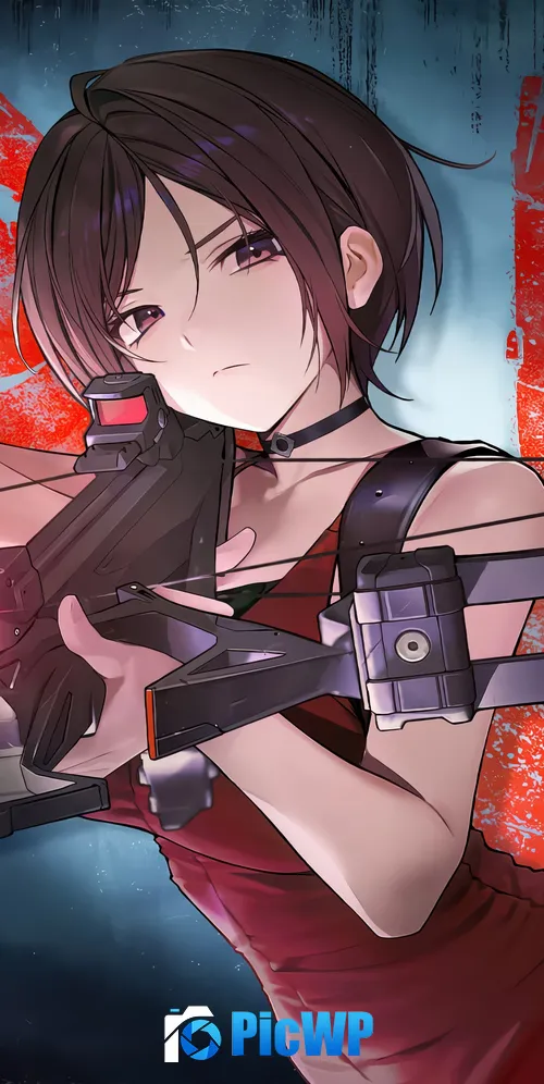 Goddess of Victory: Nikke Resident Evil 3K Mobile Wallpaper