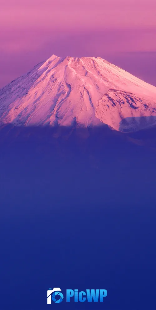 OS X Lion Mount Fuji 3K Mobile Wallpaper