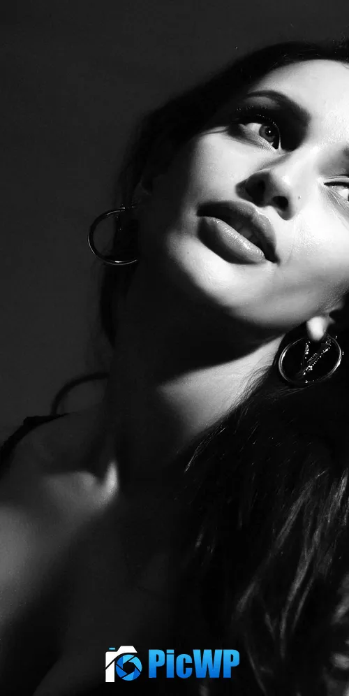 Tripti Dimri Black and White 3K Mobile Wallpaper