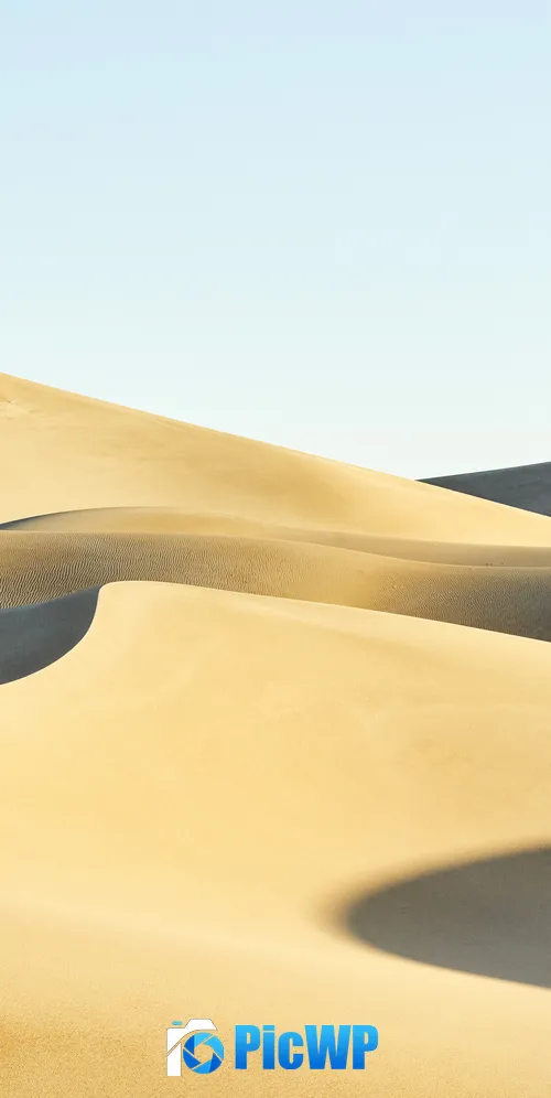Sand Dunes macOS Mojave 3K Mobile Wallpaper