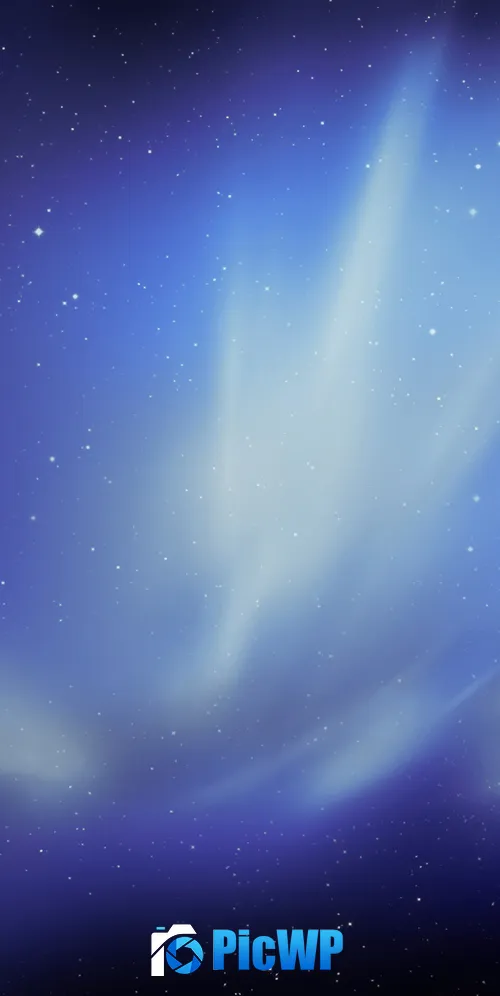 OS X Snow Leopard Aurora sky 3K Mobile Wallpaper