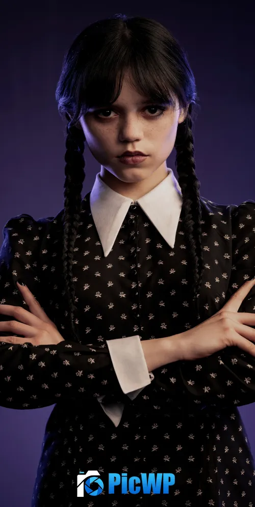Jenna Ortega Wednesday (Netflix) 3K Mobile Wallpaper