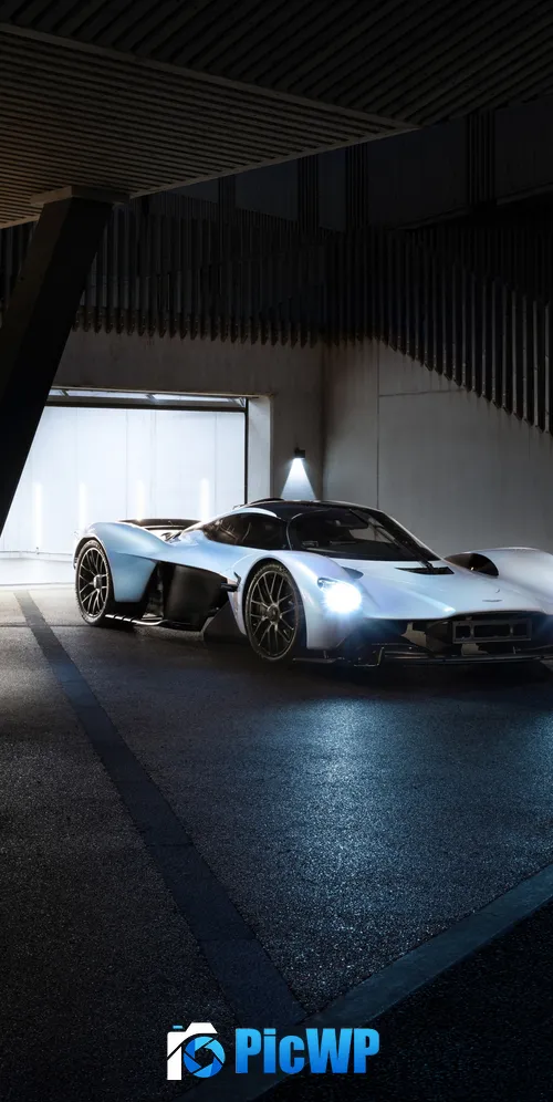Aston Martin Valkyrie Hybrid sports car 3K Mobile Wallpaper