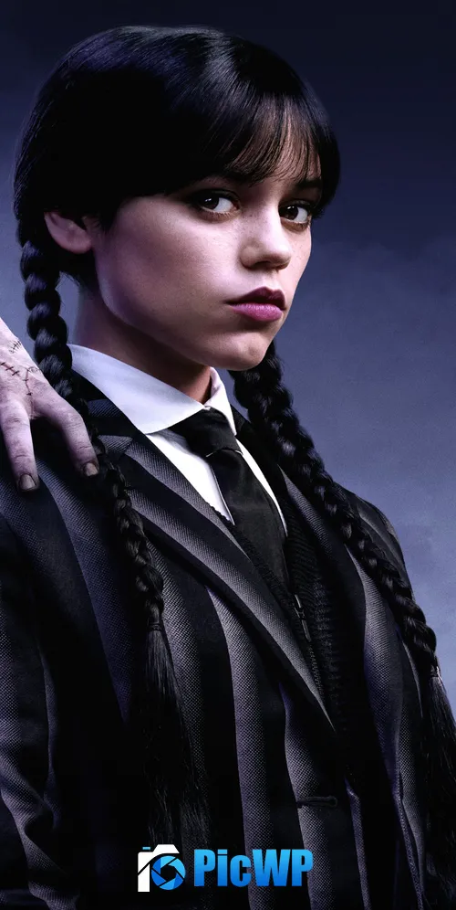 Jenna Ortega Thing (Wednesday) 3K Mobile Wallpaper