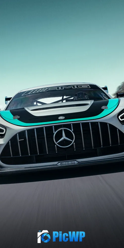 Mercedes-AMG GT2 Edition W16 Race track 3K Mobile Wallpaper