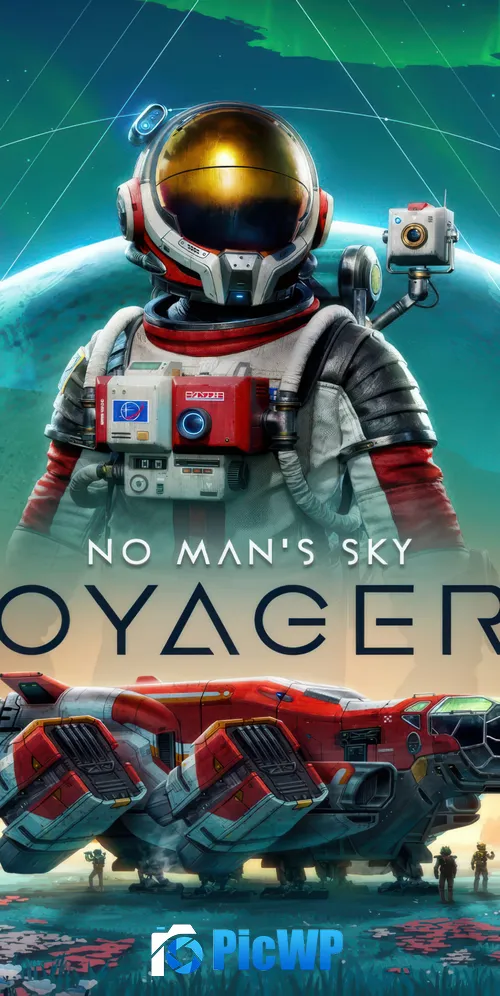 No Man's Sky: Voyagers Key Art 3K Mobile Wallpaper