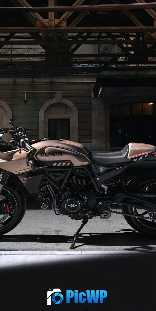 Ducati Scrambler Concept 3K Mobile Wallpaper