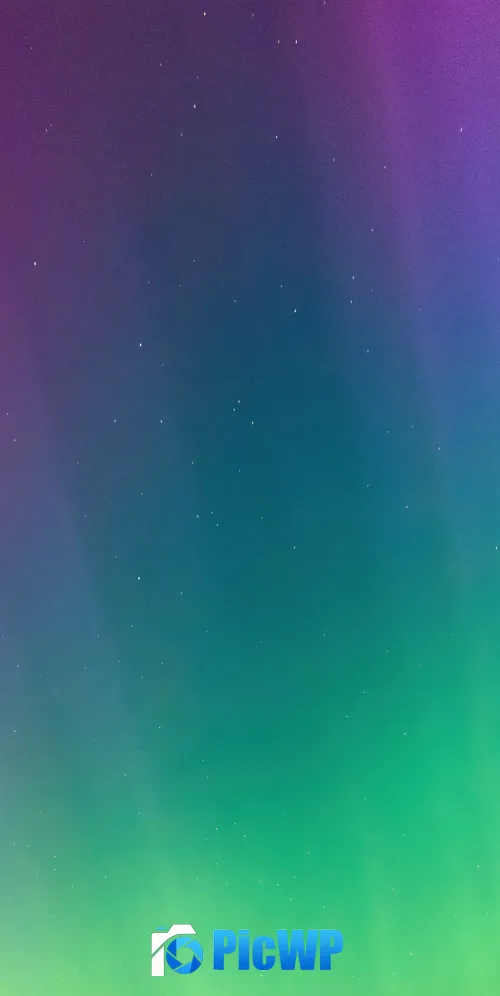 Colorful Aurora Borealis 3K Mobile Wallpaper