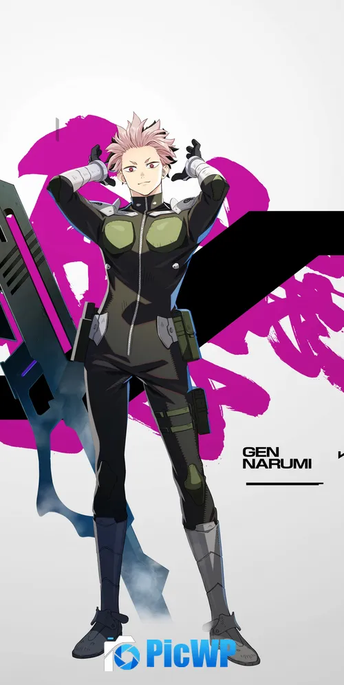 Gen Narumi Kaiju No. 8 The Game 3K Mobile Wallpaper