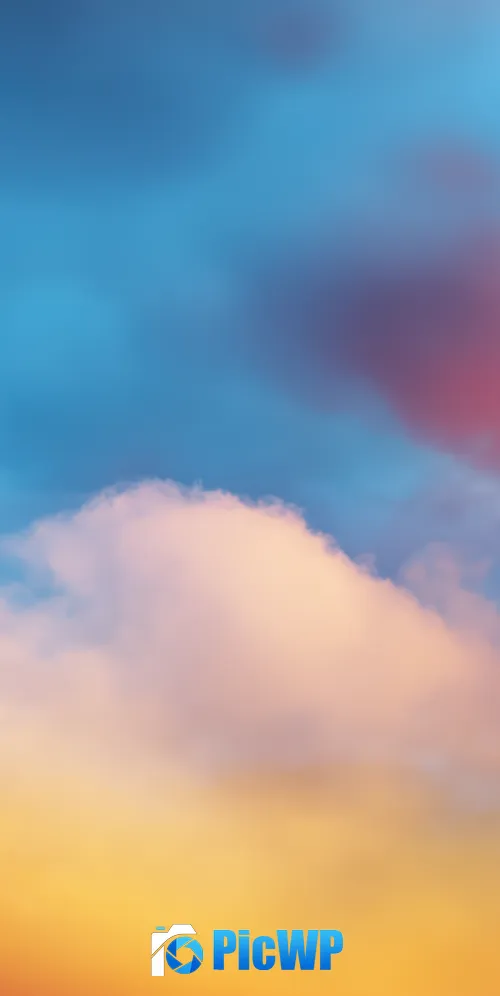 Colorful Sky Clouds 3K Mobile Wallpaper