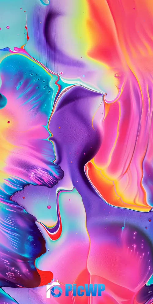 Abstract art Colorful 3K Mobile Wallpaper