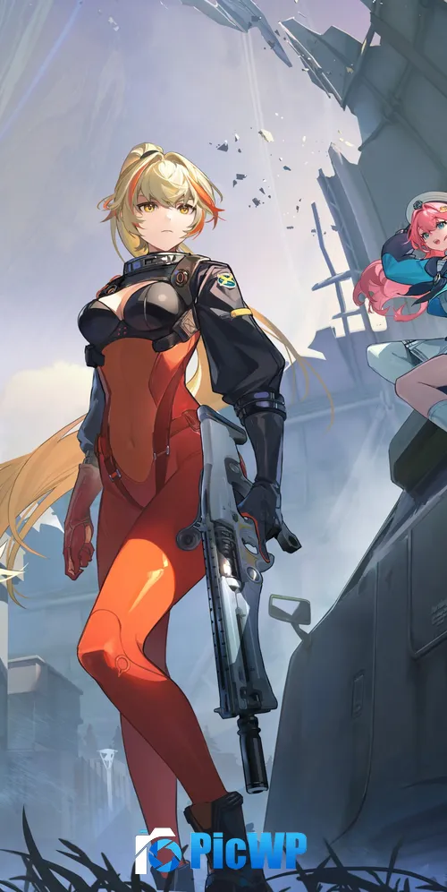 Fate Trigger: The Novita Blue Poison 3K Mobile Wallpaper