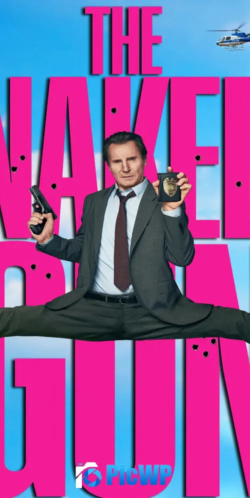 The Naked Gun Liam Neeson 3K Mobile Wallpaper