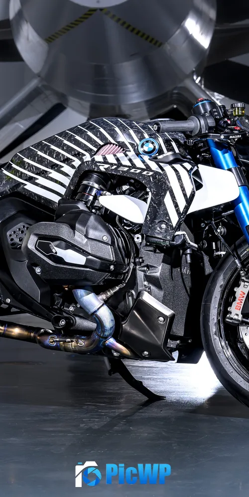 BMW R 1300 R Titan Futuristic 3K Mobile Wallpaper