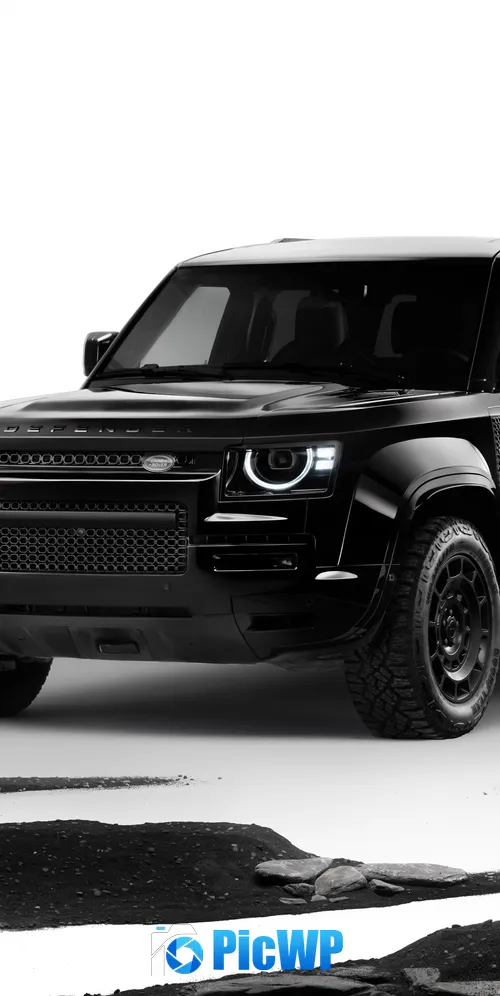Land Rover Defender OCTA Black Edition 3K Mobile Wallpaper