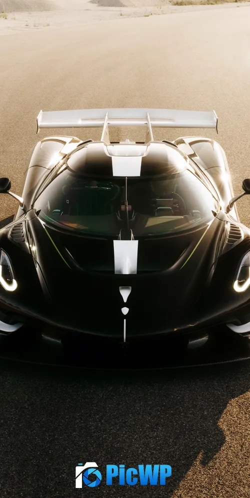 Koenigsegg Sadair's Spear Race track 3K Mobile Wallpaper