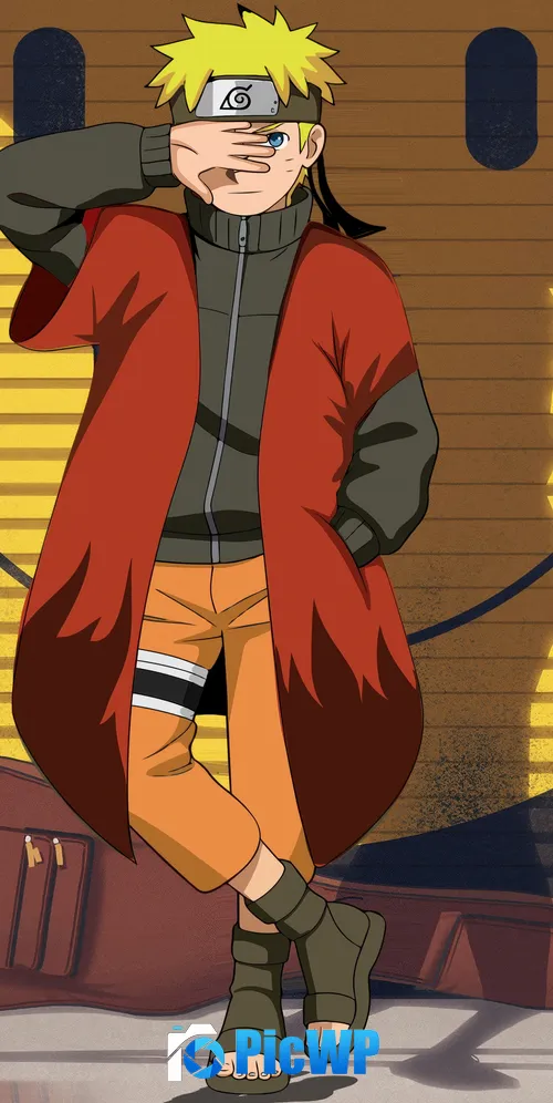 Naruto Uzumaki Smiley face 3K Mobile Wallpaper