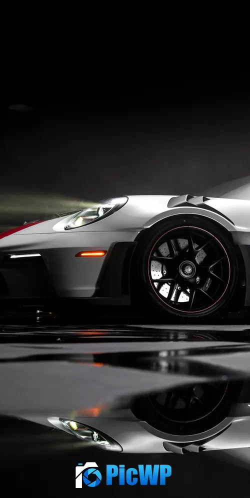 Porsche 911 GT3 RS PECTO Dark aesthetic 3K Mobile Wallpaper