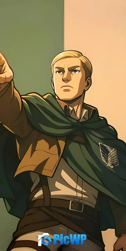 Erwin Smith Attack on Titan 3K Mobile Wallpaper