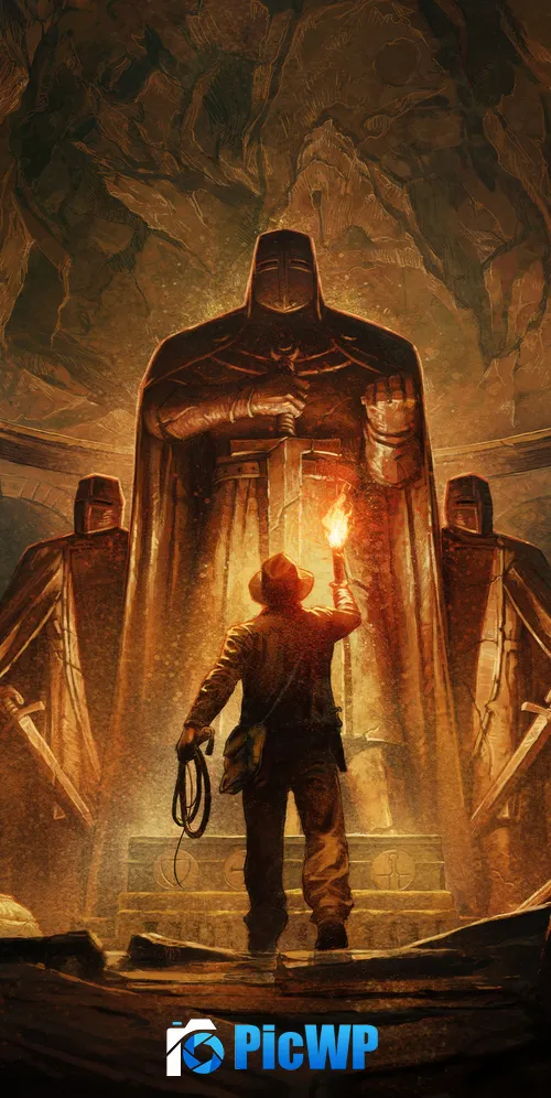Indiana Jones and the Great Circle The Order of Giants 3K Mobile Wallpaper